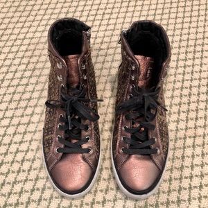 Crime London High Top Zip Sneakers